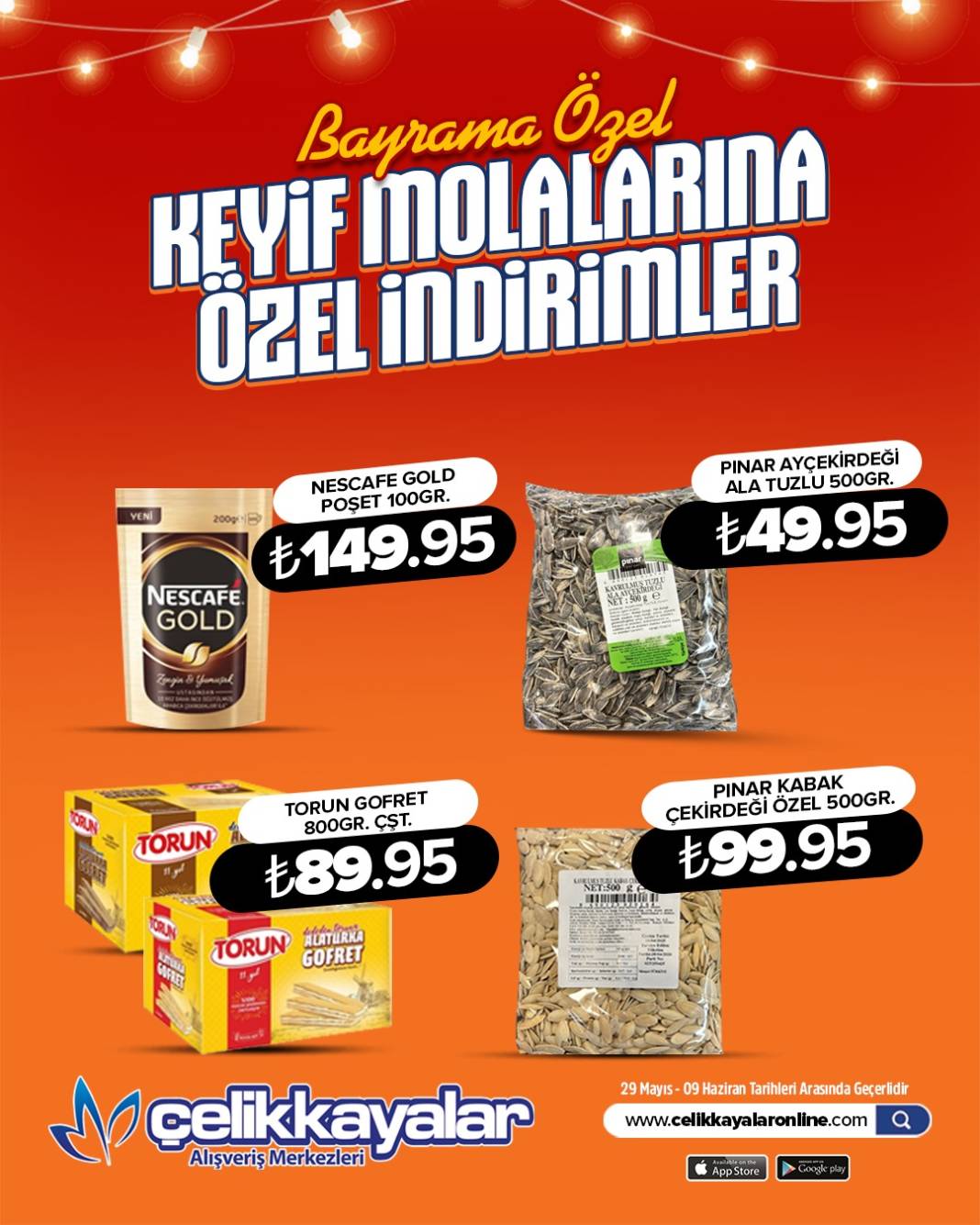 Konya’nın zincir marketinde bayram erken başladı 14